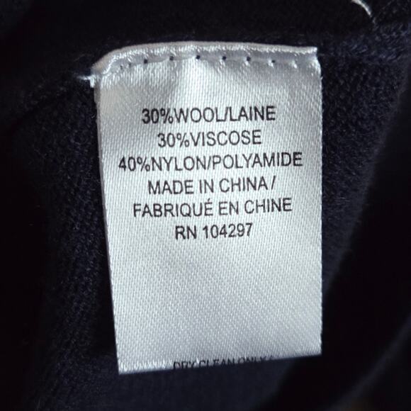 Milly Petal Sleeve Scoop Neck Sweater Size Large Blue - Picture 5 of 6